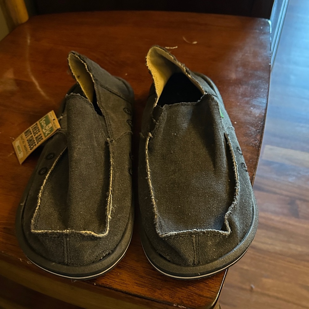 Sanuk Canvas Slip-On Shoes